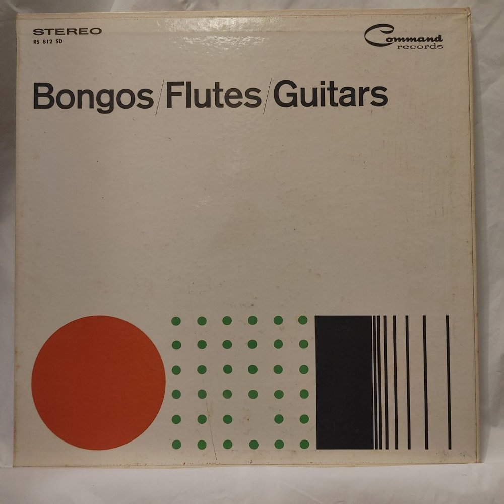 Vintage 1960 Vinyl Record "Bongos Flutes Guitars" Los Admiradores [RS 812 SD]